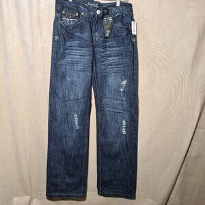 Apokolypse apparel Jeans Men's Size 32 Dark Blue Pockets Denim Cotton NWT